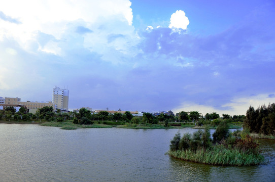 水岸公园园林风景