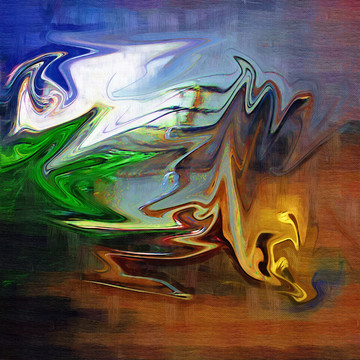油画 抽象