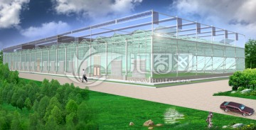大型文洛型玻璃温室