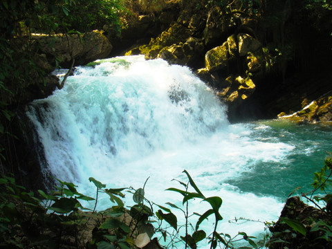 茂兰国家级自然保护区青龙瀑布