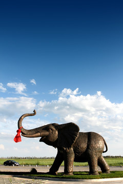 雕塑 大象