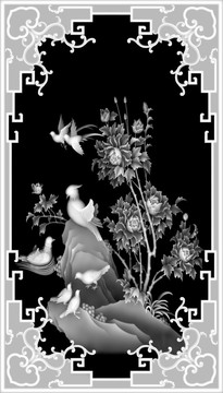靠背花板边