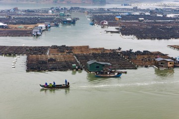 霞浦 渔场 滩涂