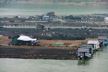 霞浦 海产品养殖 滩涂