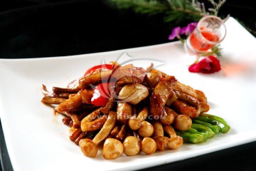 野菌炒格格肉