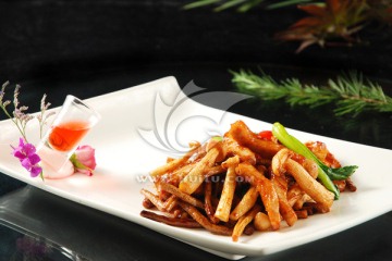 野菌炒格格肉