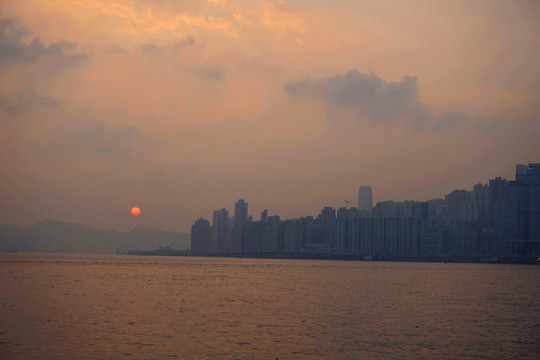 香港日出