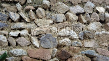 石头墙纹理