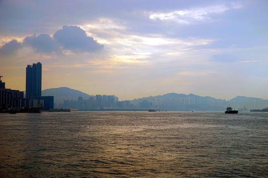 香港日出