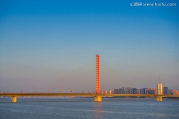 钱塘江三桥西兴大桥全景
