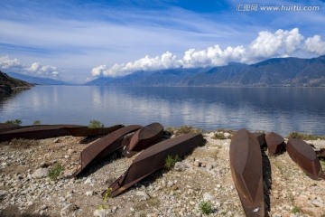 永胜程海湖