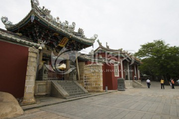 福建东山岛风光 海岛 武圣殿