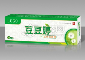 皮肤抑菌膏 平面图