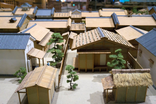 建筑模型 微缩景观 江户时代