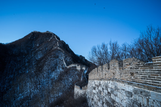 箭扣初雪