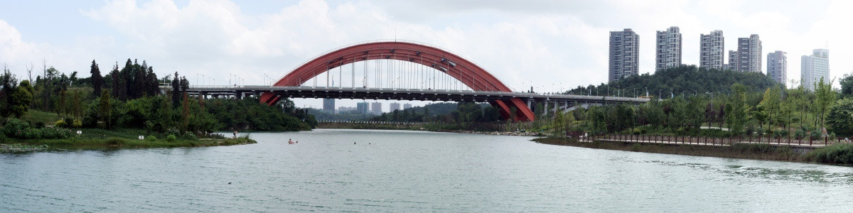 贵阳 观山湖大桥全景图