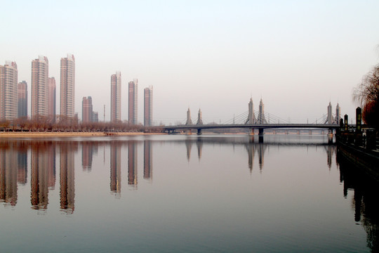 运河水景