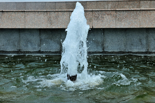 喷泉 水柱