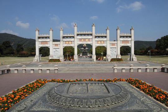 佛足坛与五智门