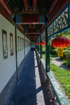 北京大观园长廊 中式长廊