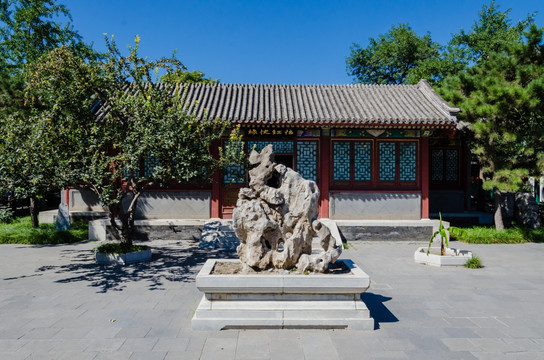 北京大观园怡红院 太湖石