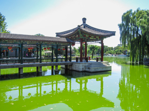 北京大观园紫菱洲 水榭