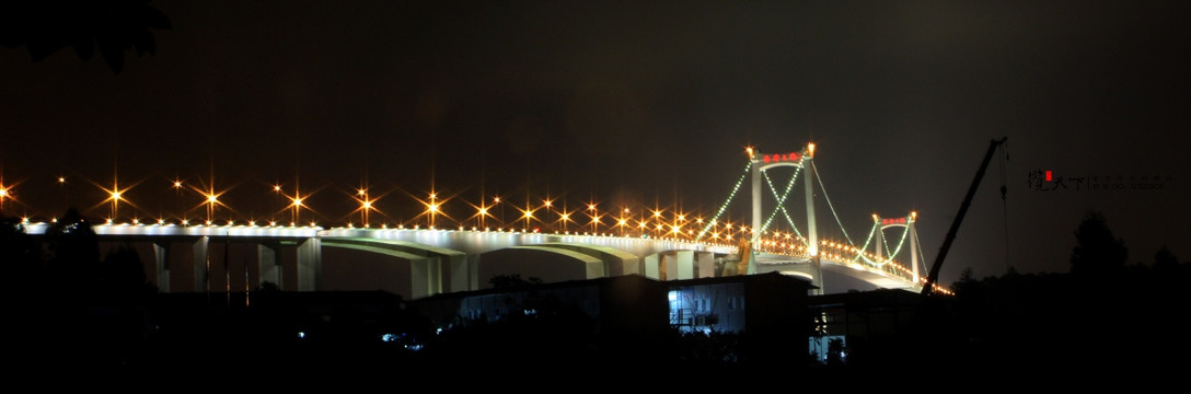 厦门风光 海沧大桥 厦门夜景