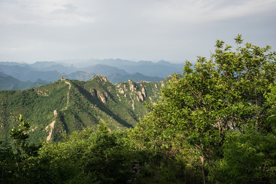 板厂峪长城 夏天 雨过天晴