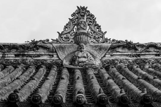 寺庙屋脊