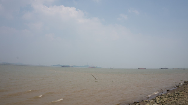 南沙天后宫海边