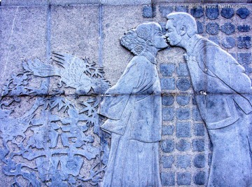 中国古代婚俗雕塑古代婚俗