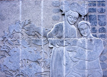 中国古代婚俗雕塑