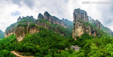 雁荡山 灵峰全景图