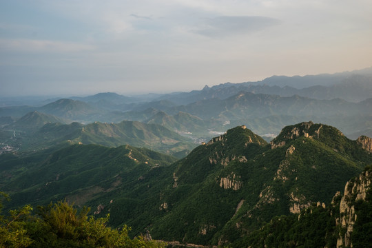 板厂峪长城 夏天 层峦叠嶂