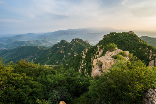 板厂峪长城 夏天 层峦叠嶂