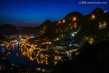 贵州镇远夜景