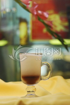 奶茶 玻璃杯