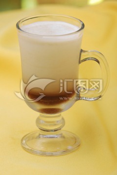奶茶 玻璃杯