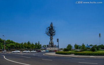 钱江 江滨区 雕塑