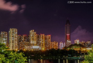 白鹿洲公园夜景