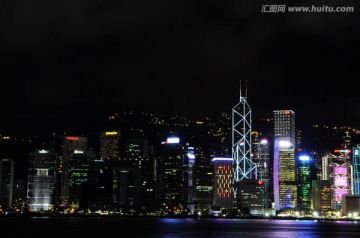 香港维多利亚港夜景