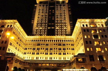 香港半岛酒店夜景