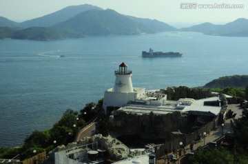 香港海洋公园俯视图