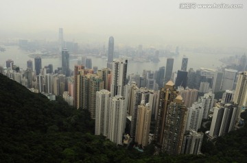 香港维多利亚全景俯视