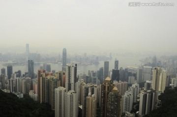 香港维多利亚全景俯视