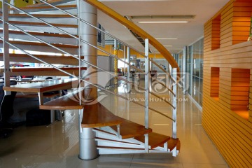 旋转楼梯 现代建筑室内设计