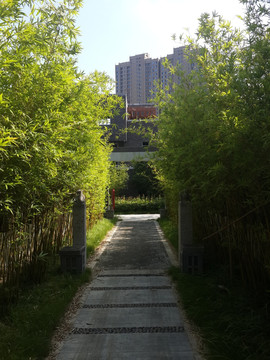 中式别墅园林景观图片