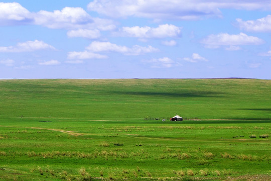牧场蒙古包