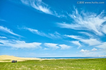 青海湖畔风景