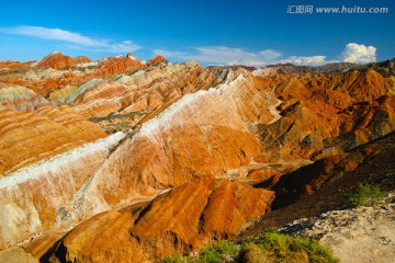 张掖丹霞地质公园风景